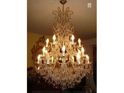 Beautiful chandelier with...