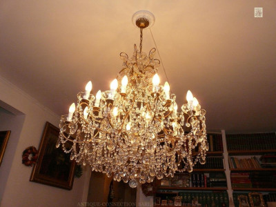 Beautiful chandelier with...