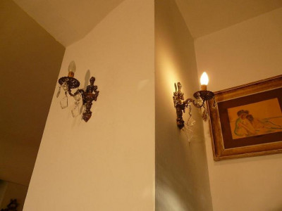 Wall sconces (sold)