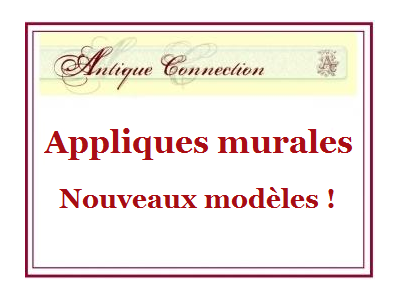 Nouveaux modèles (appliques) !