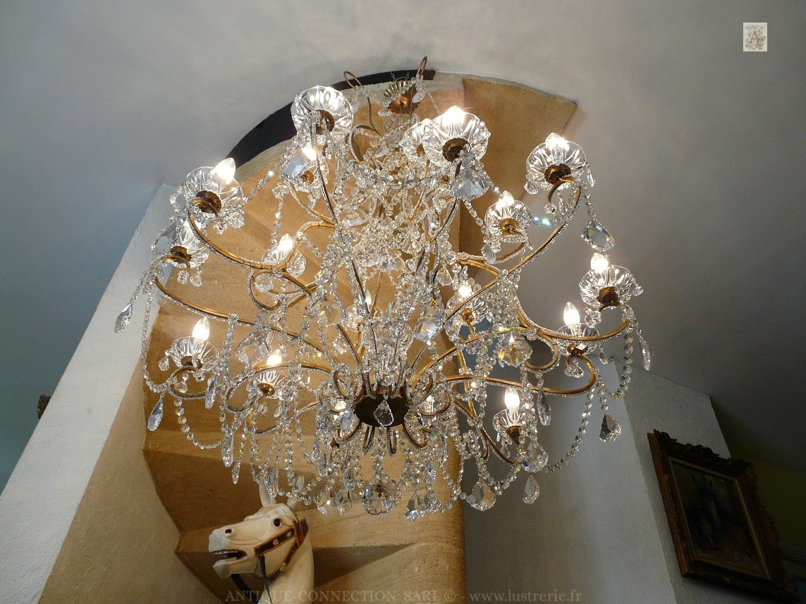 lustre en cristal sur mesure