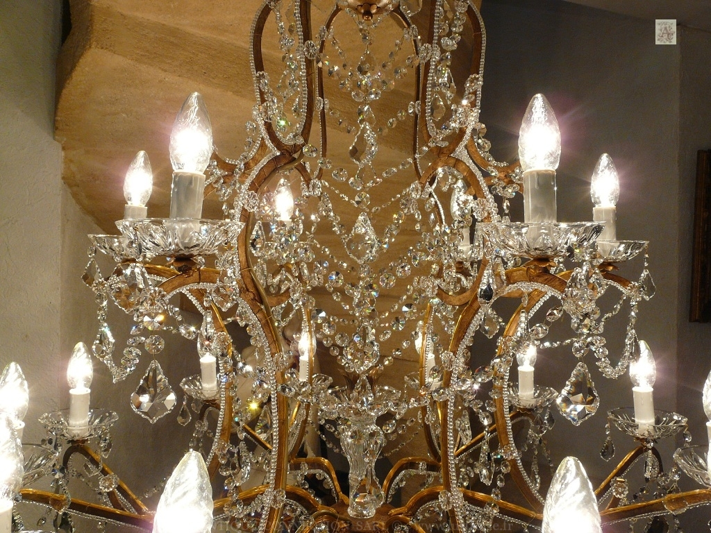 bronze chandelier