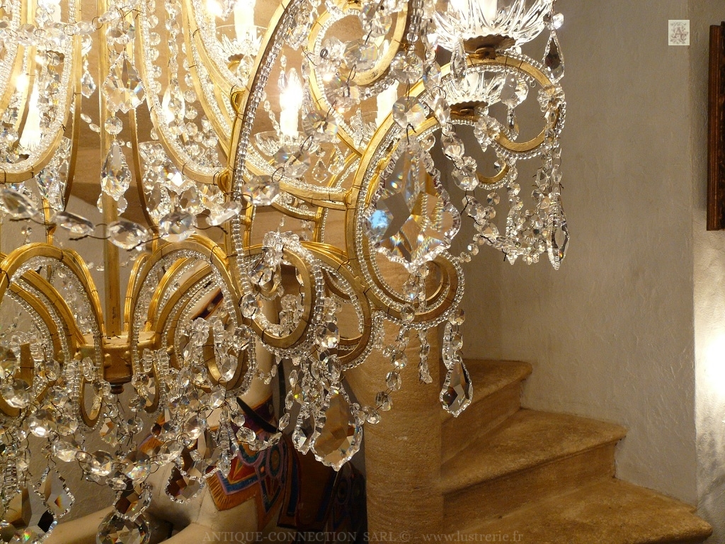 bronze chandelier
